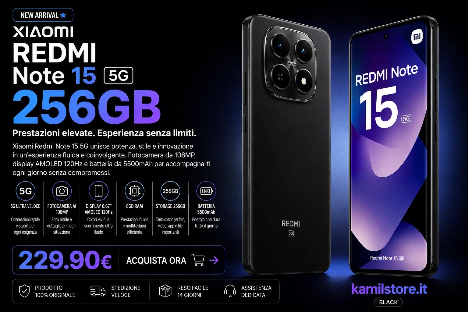 Xiaomi Redmi Note 15 5G 256GB: recensione, caratteristiche, prezzo e scheda tecnica 1