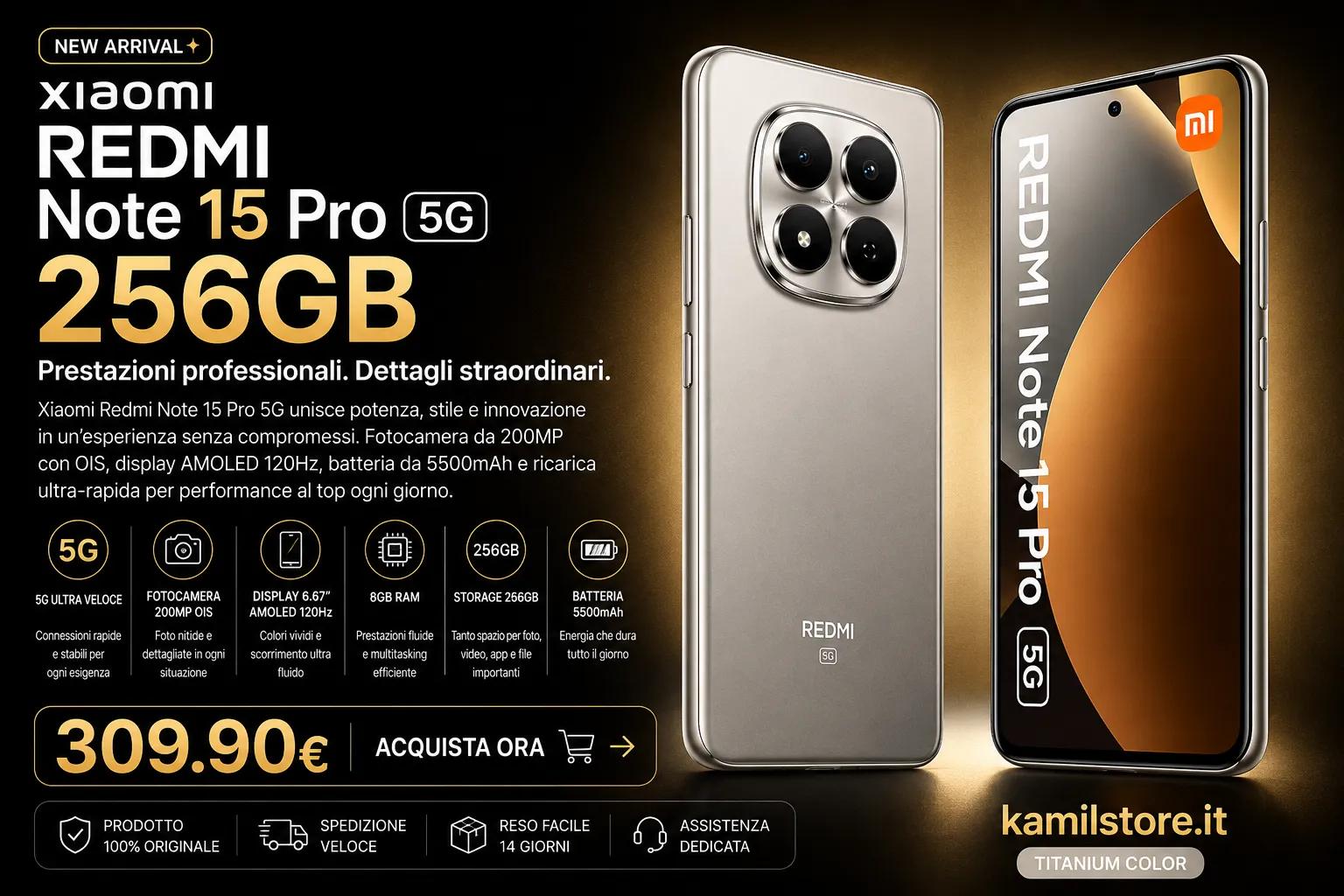 Xiaomi Redmi Note 15 Pro 5G 256GB: recensione, caratteristiche, prezzo e scheda tecnica 1