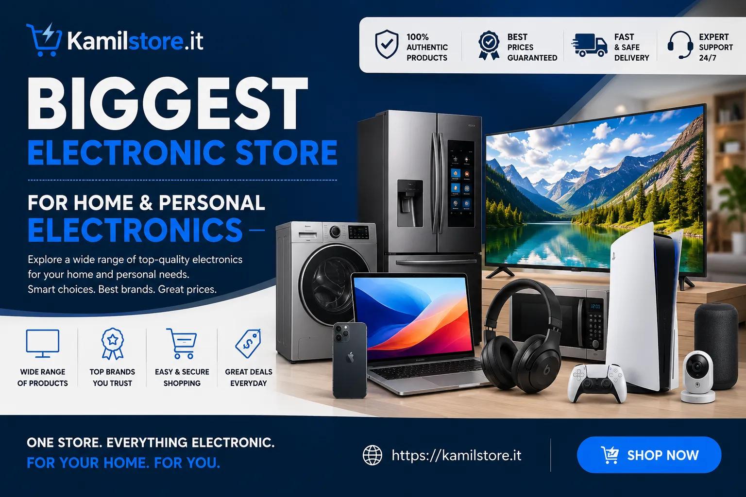 Biggest Electronic Store For Home & Personal Electronics 